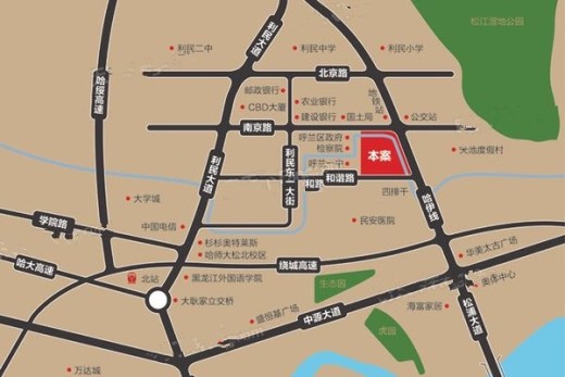 颐品雅居位置图
