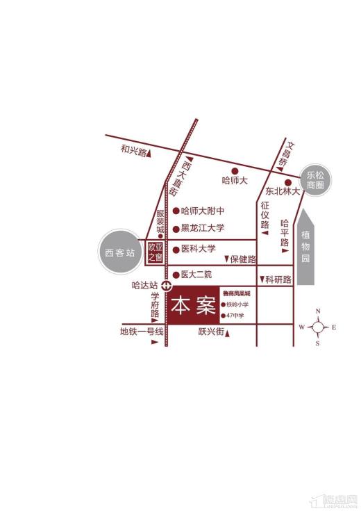 鲁商·铂悦公馆位置图
